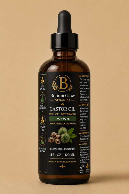 Black Jamaican Castor Oil (Med)